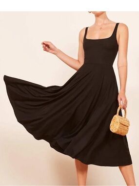 Reformation | Dresses | Reformation Teddy Knit Dress Black Xs | Poshmark